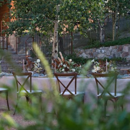 Table in garden area 2